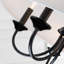 Lustre tambour unique à 5 lumières-964173085