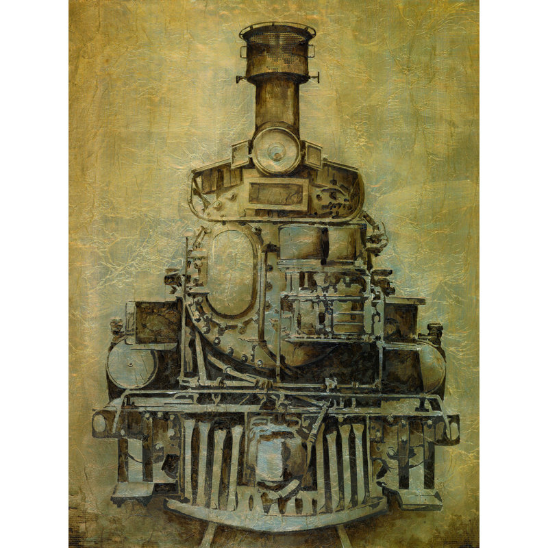 " Gold Train ", 16" H x 12" W