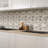 Myst Brick Joint Agate Inspired Polished Glass Wall Mosaic Tile-50667465