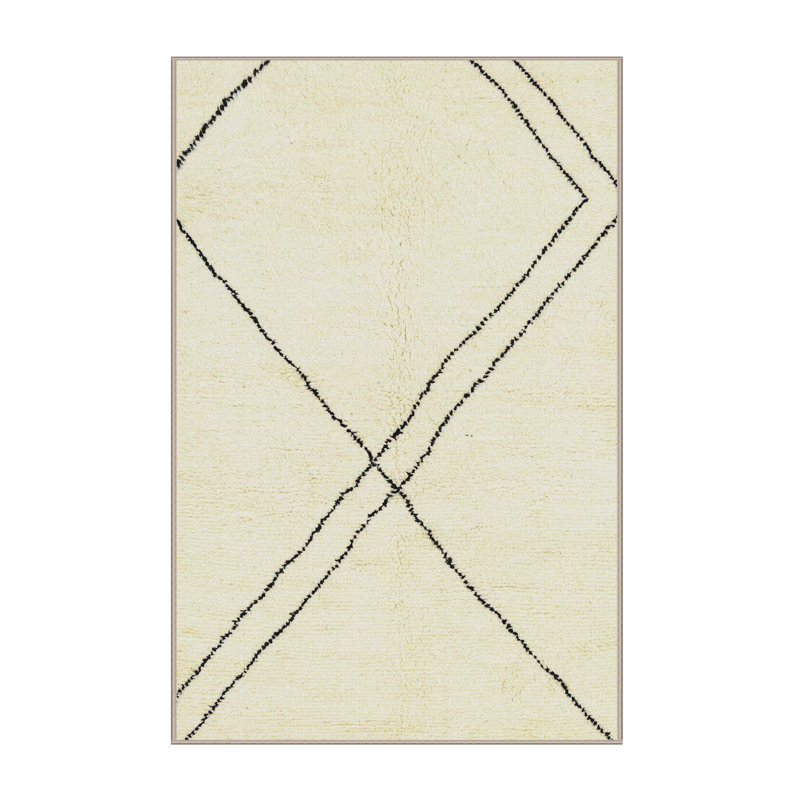 Tapis abstrait moderne 2939, Rectangle 2 pi x 4 pi