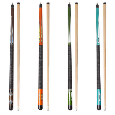 Ensemble de 4 queues de billard en érable 58 pièces GSE pour hommes / femmes, maison ou commercial / bar