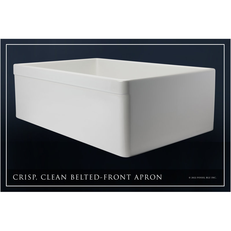 Luxury 30" L x 20" W Farmhouse Kitchen Sink with Basket strainer, Polished Rose Gold Accessories