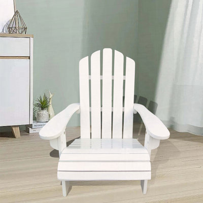 Chaise Adirondack en bois franc - siège incliné, accoudoirs larges et assemblage facile pour le plaisir en plein air