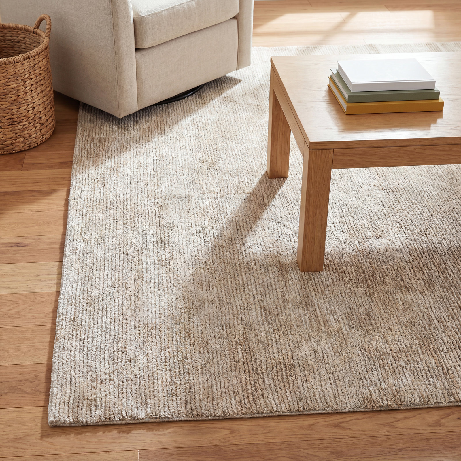 Cliona Hand-Tufted Jute Rug, Rectangle 7'9" x 9'9"
