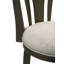 Tabouret de bar en bois d'hévéa à hauteur de comptoir ou de bar Millside avec siège en tissu-44124910-44124915