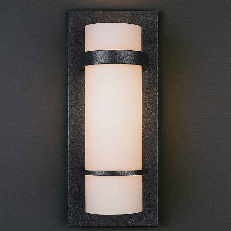 Banded 1 - Light Flush Mounted Scone, Natural Iron