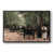 Toile avec cadre flottant noir
