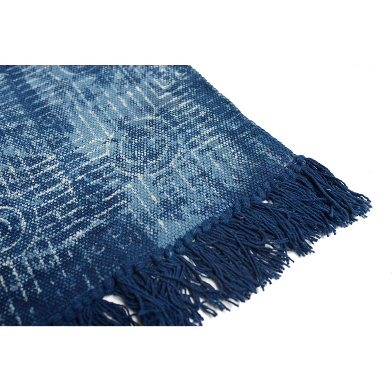 Barb Rectangle 160 cm x 230 cm Chevron Hand Woven Kilim