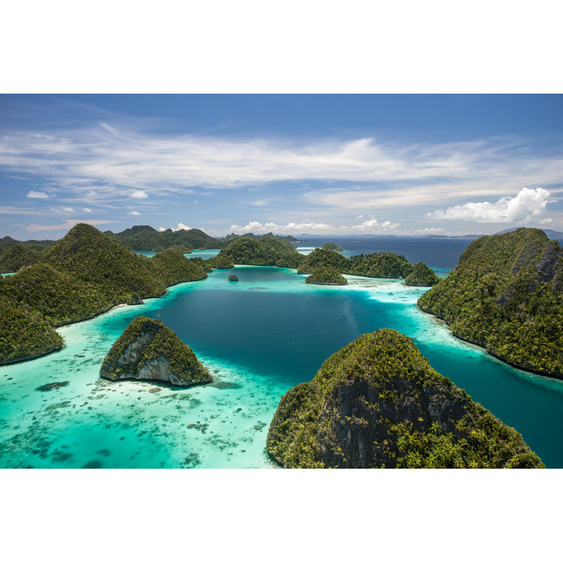 Lagune à Wayag, Raja Ampat, L 48 po x H 32 po