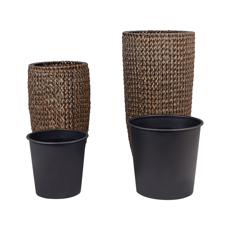 Althera Handmade Pot Planter, Brown