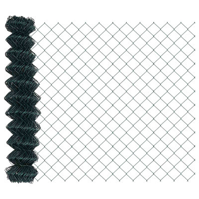 Vidaxl Chain Link Fence Steel