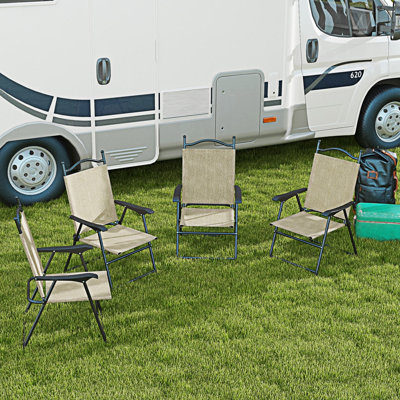 Folding Patio Chairs Set of 4