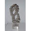Statue Altamont Modern Art en boules chromées - Taille: L 11 po x l 10 po x H 22 po.