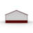 51Ft X 31Ft Steel Barn For Construction And Industrial Environments, 14 - Gauge Square Tube Frame, 26 Sheet Metal, 110V Electric Roller Shutter, Side Entrance Door, Reinforced Roof Garage Farms