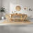 Oval Burlywood Solid Wood Dining Table-1513944051