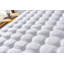 Matelas à ressorts ensachés de qualité supérieure, blanc, 63,0 po x 78,7 po x 11,8 po | Housse ignifuge ignifuge en tissu FR | Confort et soutien exceptionnels, parfaits pour un sommeil réparateur | Assemblé, conception de couleur unie-704439050