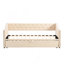 Lit de jour simple rembourré avec lit gigogne-369670002