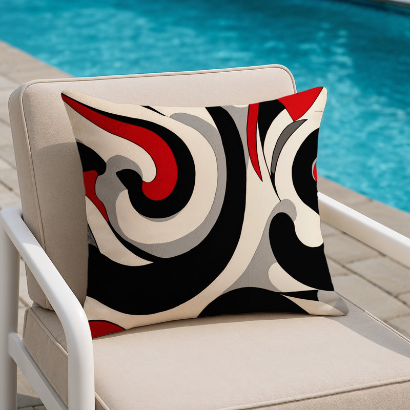 Cosmic Blaze Indoor And Outdoor Pillow, Square 18"
