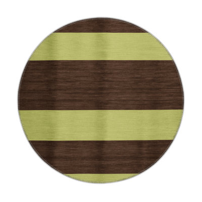 Tapis intérieur / extérieur vert HorizontalStripes