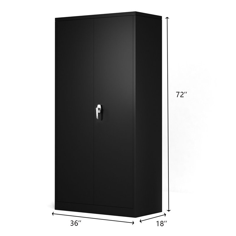Metal Single Storage Cabinet ( 72'' H x 36'' W x 18'' D)