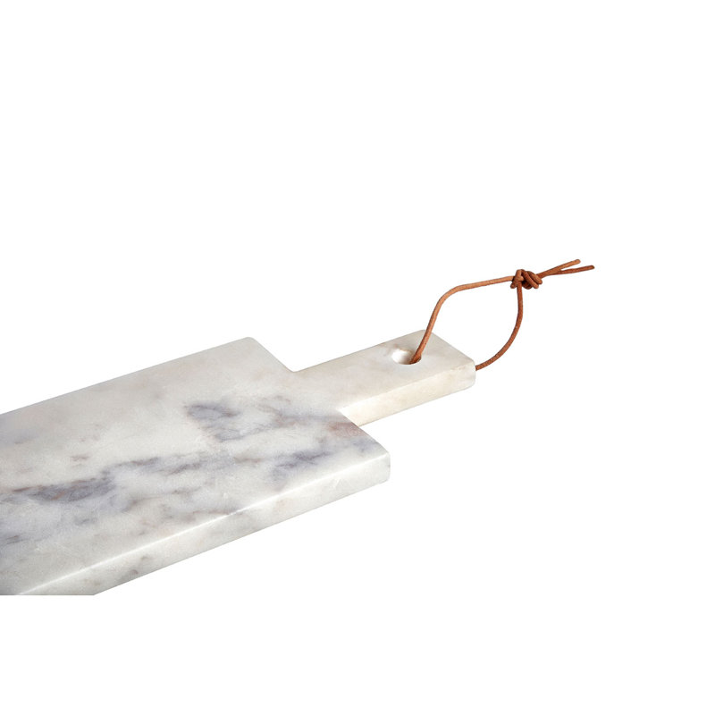 Harmond Marble Chopping Board, 50 cm W x 15 cm L, White