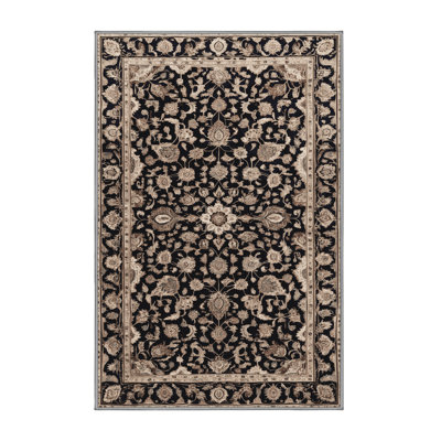 Machine Washable Persian Gray Area Rug