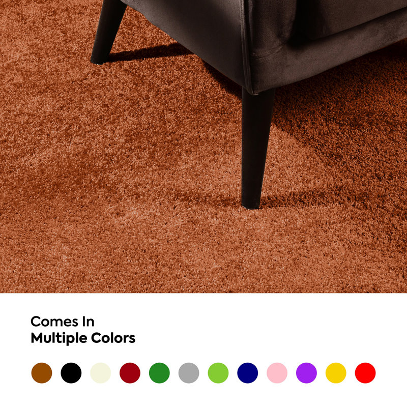 Ensemble de tapis d'intérieur / extérieur en polyester touffeté à la machine Parkmont, Rond 1 pi
