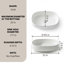 Lavabo vasque de salle de bain à surface solide Casainc-120778149