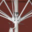 Parasol de jardin commercial en bois gris 11 pi avec des poulies en fibre de verre-693176666