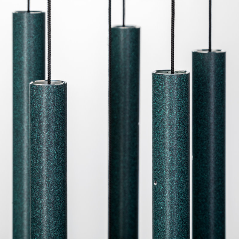 Shenandoah Melodies Aluminum Wind Chime, H 29 po x l 7 po x P 7 po, Vert
