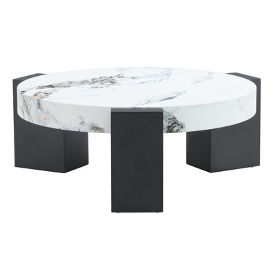 La table basse à deux étages détachable, le design élégant est plus précieux