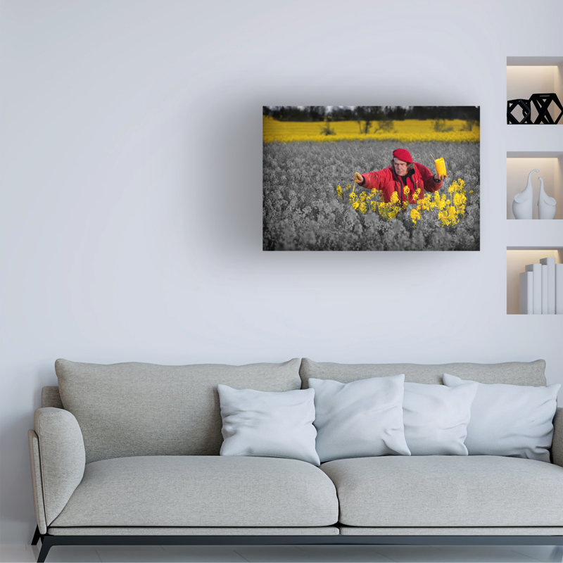 Art sur toile par Alan Mahon, H 12 po x l 19 po