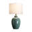 22.5in Ceramic Table Lamp With Drum Shade-1514481187