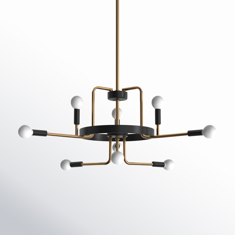 Sacci 9 - Light Sputnik Modern Linear Chandelier