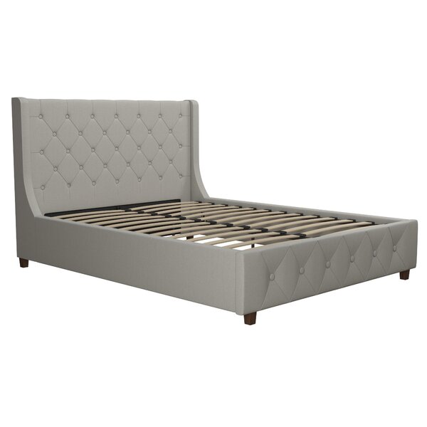 CosmoLiving by Cosmopolitan Mercer Tufted Upholstered Platform Bed ...