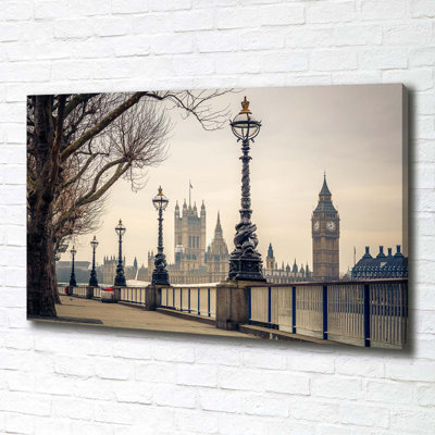 London In The Fall - Wrapped Canvas Print
