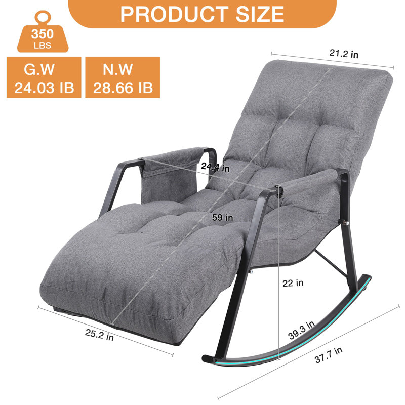 Olla Metal Rocking Chair