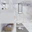 Ensemble de meuble-lavabo double mural l 59 po x P 19,75 po x H 22,25 po Glasgow-465763057-478167195