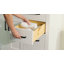 Meuble-lavabo simple en bois massif 42 po Tidworth avec plateau en quartz Carrara de 1,5 po-668100341-626085669-668100338