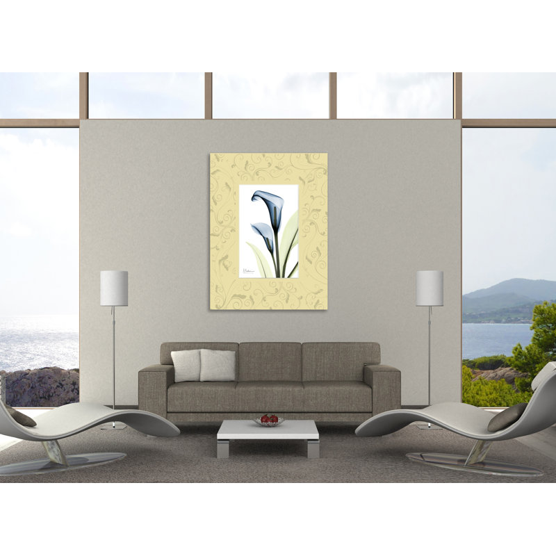 "Calla Lily", toile tendue par Albert Koetsier, H 20 po x l 15 po x P 1,5 po