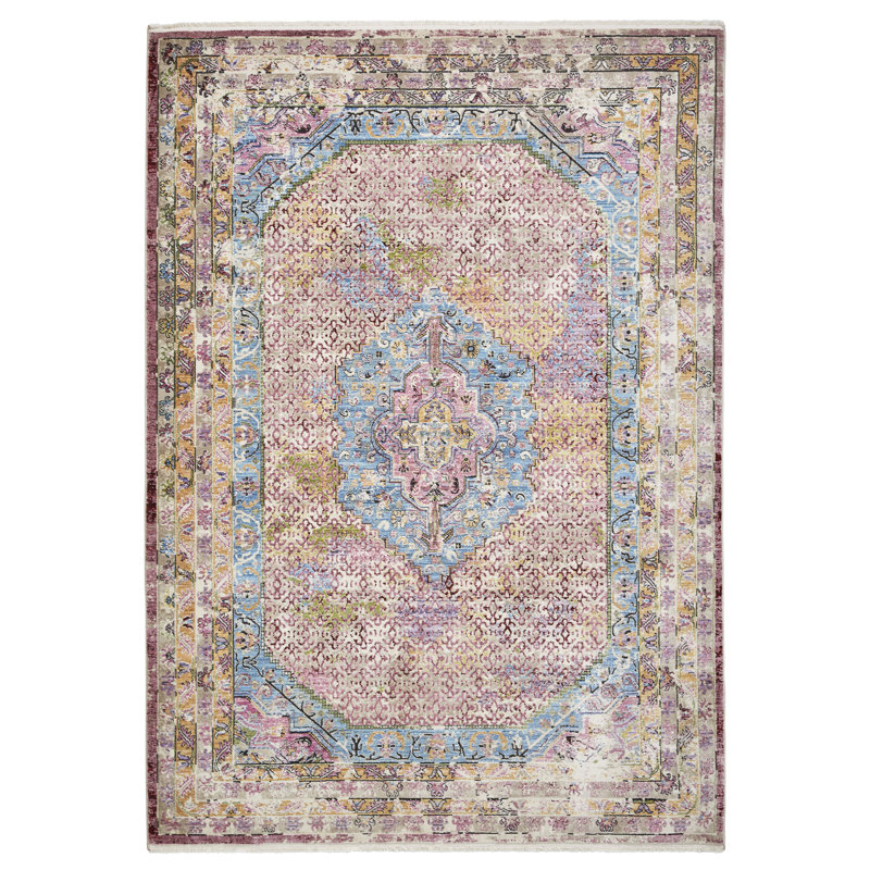 Kelli area rug Machine Woven Rectangle Multi coloured, Rectangle 120 x 170cm
