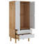 2 Door Solid + Manufactured Wood Wardrobe-583069980