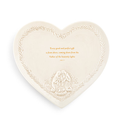 Every Good Gift Heart Plate - 10X8in