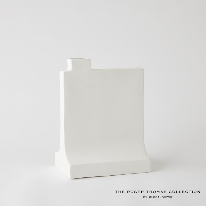 Icon Vase-Matte White-Med