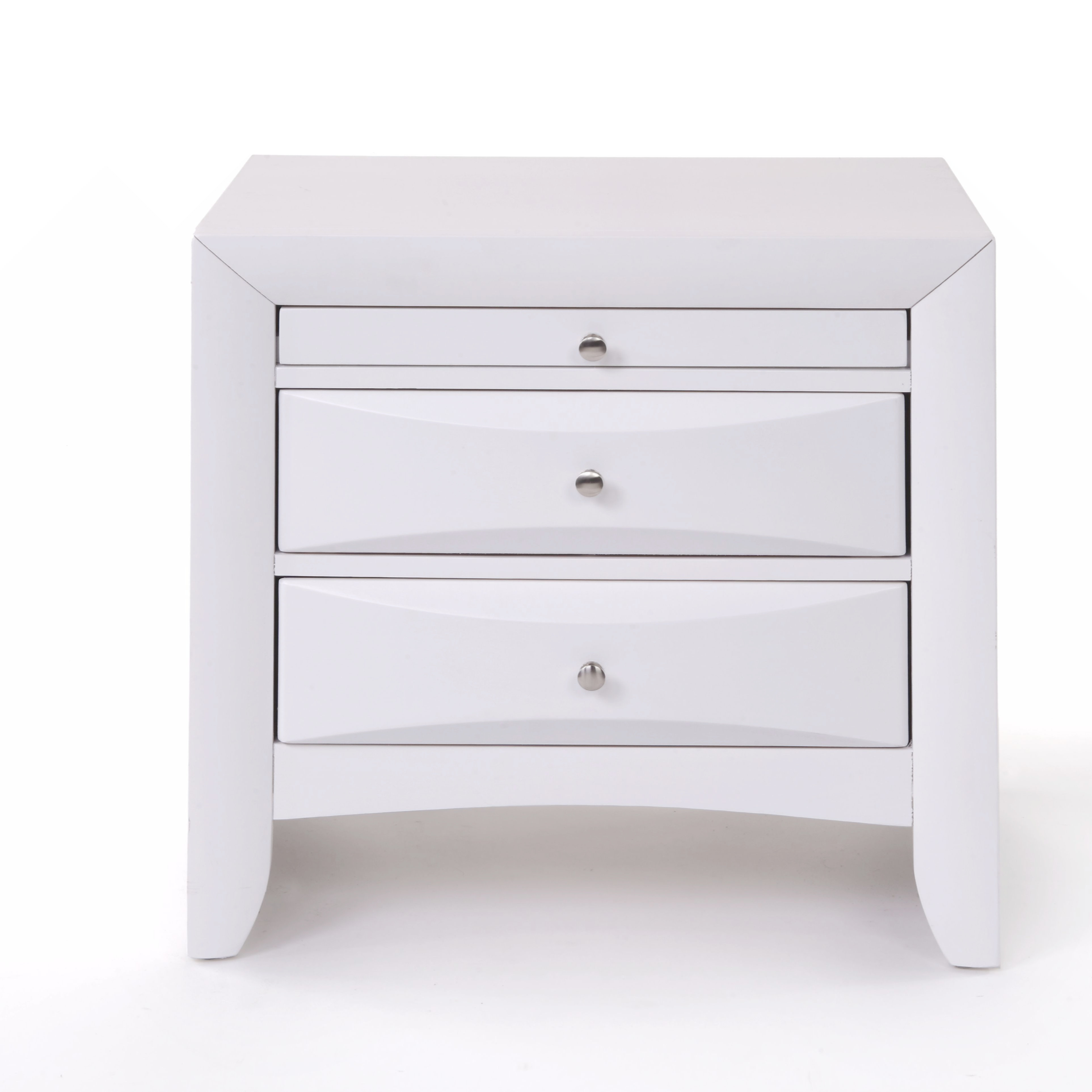 Ireland Nightstand | 2 Drawers | Mahogany Brown Wood main image 1