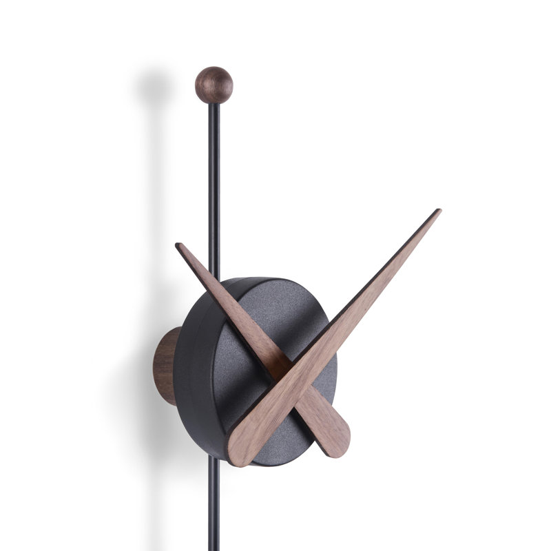 Wall Clock, Black Walnut