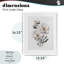 Élégante reproduction encadrée de fleurs pressées sous verre, design par lettré et doublé-1992813646-1992813647
