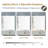 Vanity Set With LED Lighted Mirror Vanity Desk With Stool And 6 Drawers