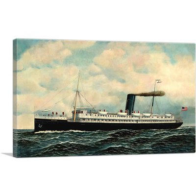 " The S.S. Apache At Sea " by Antonio Jacobsen