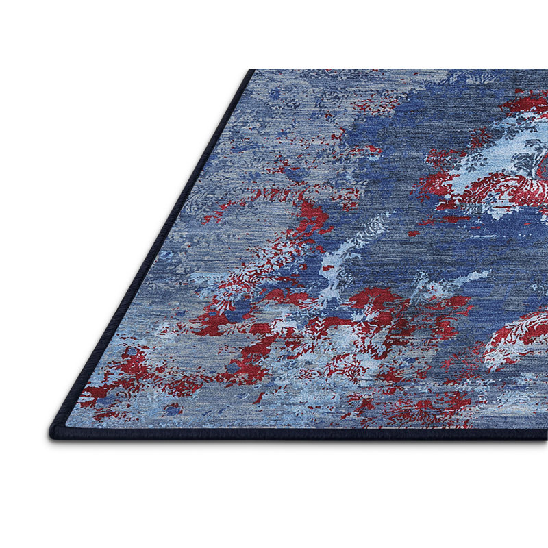 Tapis marocain tissé à la machine, Rectangle 3 pi x 5 pi